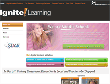 Tablet Screenshot of ignitelearning.com